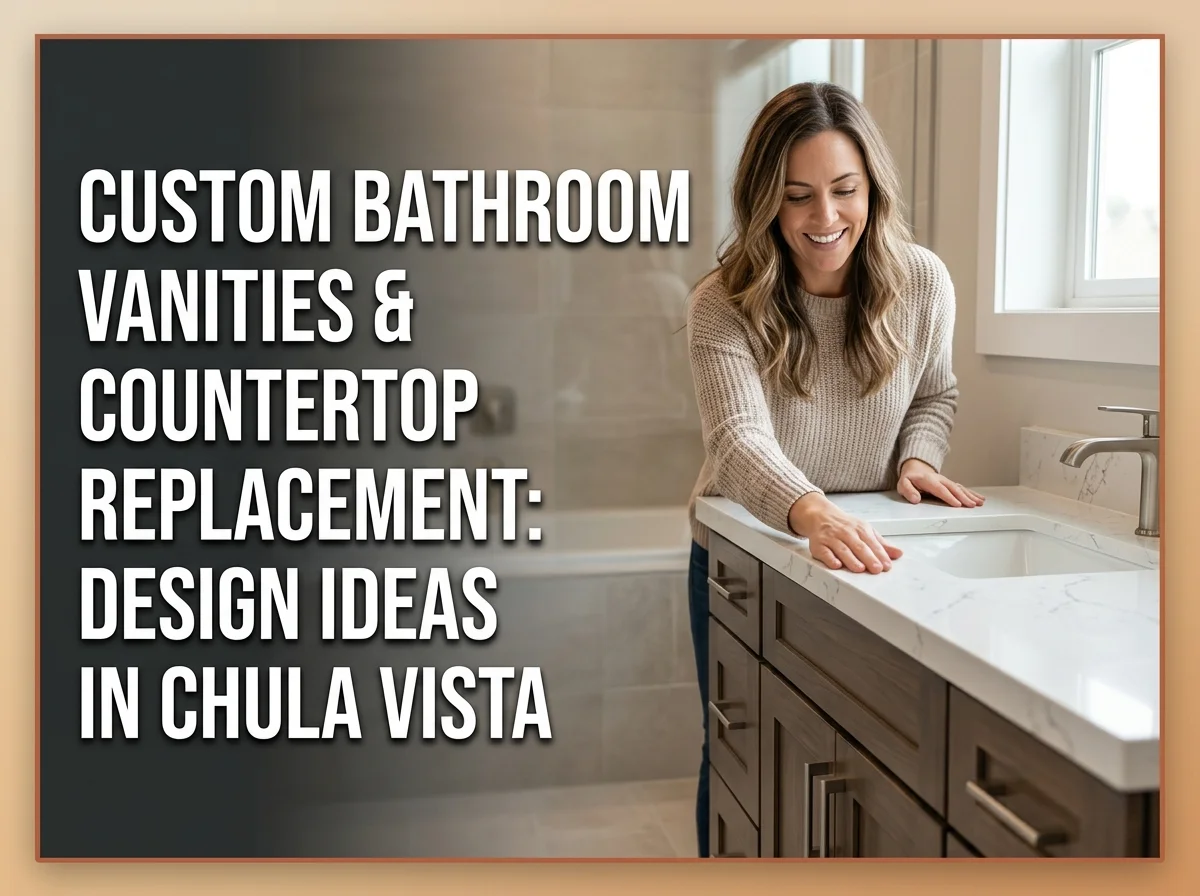 Custom Bathroom Vanity & Countertop Replacement Design Ideas in Chula Vista