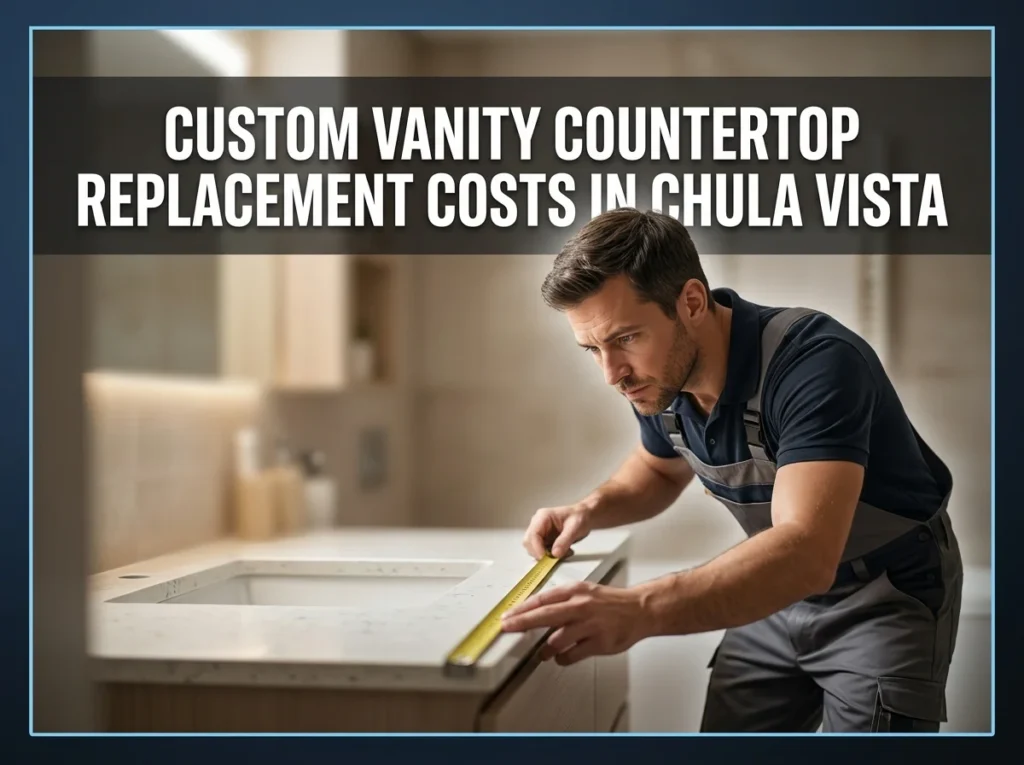 Custom Vanity Countertop Replacement Costs in Chula Vista