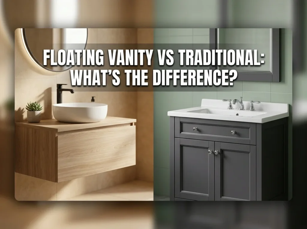 Floating Vanity vs Traditional What's the Difference