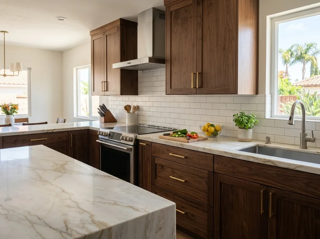 Kitchen Countertops & Custom Cabinets Materials & Designs in Chula Vista