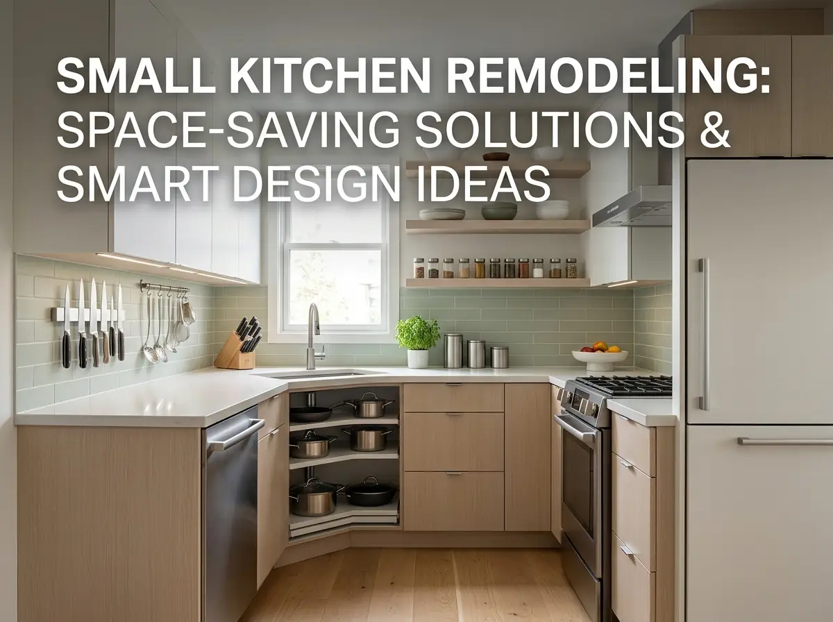 Small Kitchen Remodeling Space-Saving Solutions & Smart Design Ideas