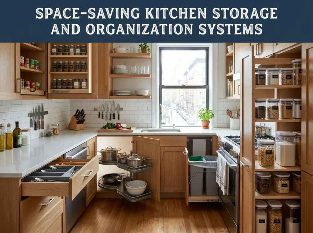 Space-Saving Kitchen Storage And Organization Systems