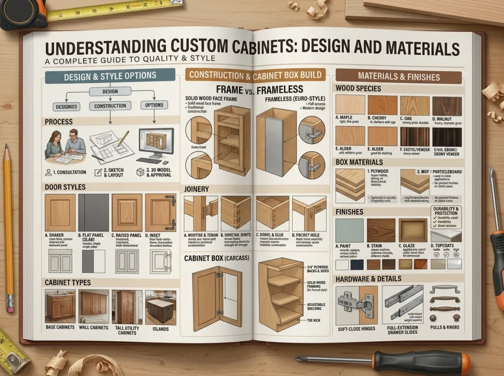Understanding Custom Cabinets Design And Materials