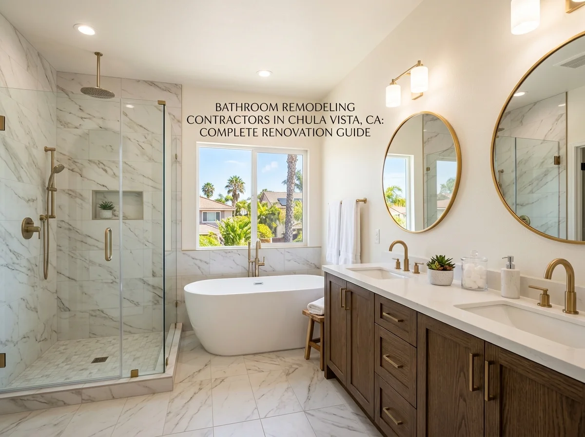 Bathroom Remodeling Contractors in Chula Vista, CA Complete Renovation Guide