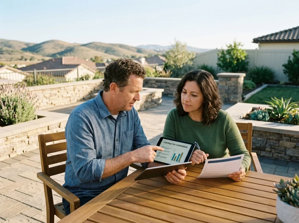 How Do You Compare Hardscaping Contractors in Chula Vista, CA