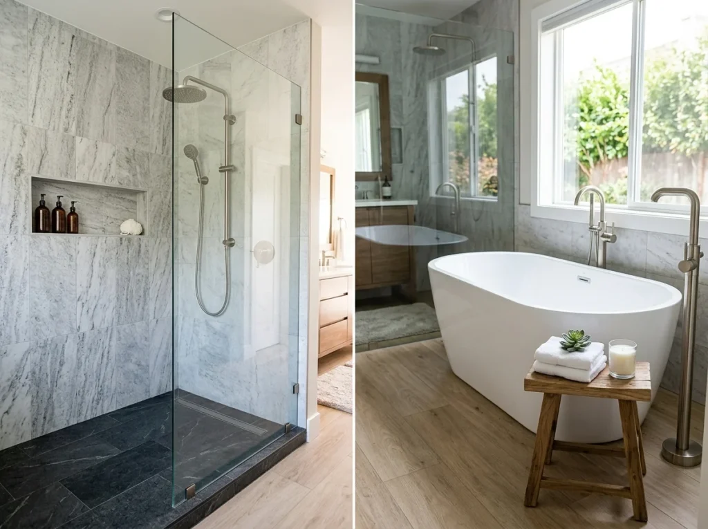 Should You Choose a Walk-In Shower or Bathtub