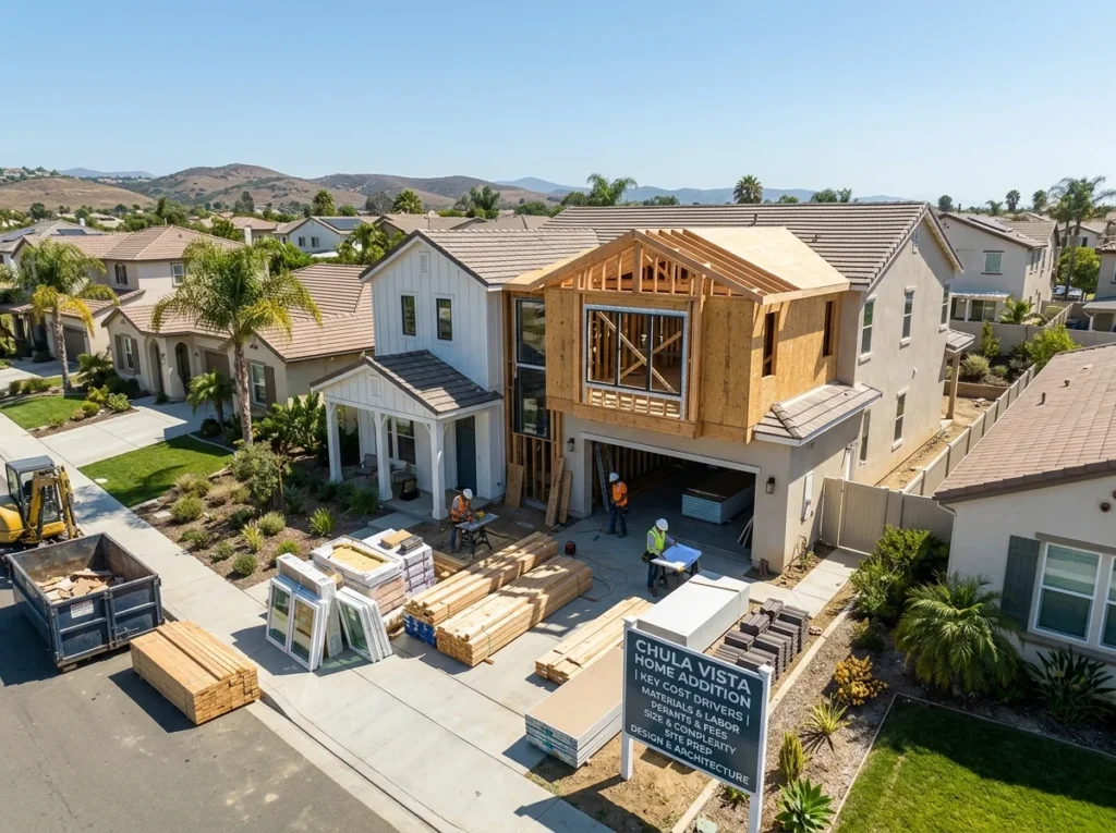 What Drives Home Addition Cost in Chula Vista?